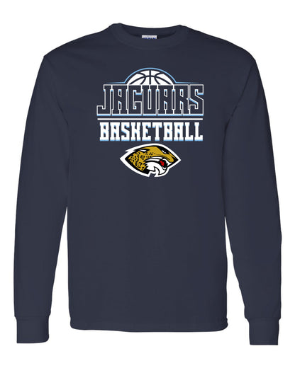 Jaguars Basketball 3D - Adult Long Sleeve