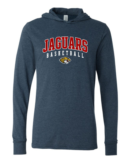 Jaguars Basketball - Adult Hooded Long Sleeve