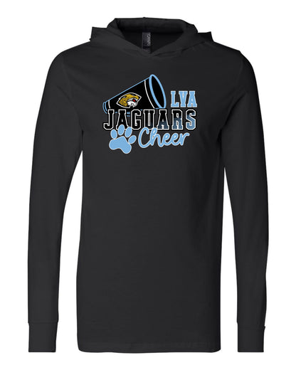 Jaguars Mega-Cheer - Adult Hooded Long Sleeve