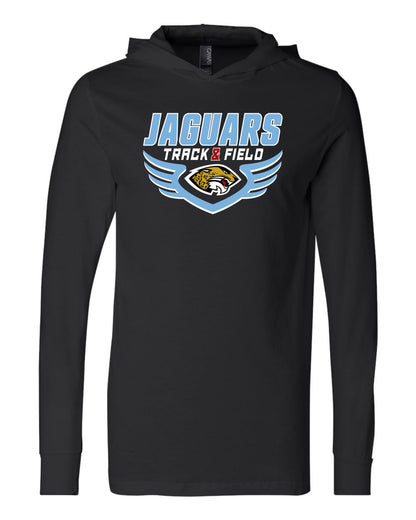 Jaguars Track & Field Wings - Adult Hooded Long Sleeve