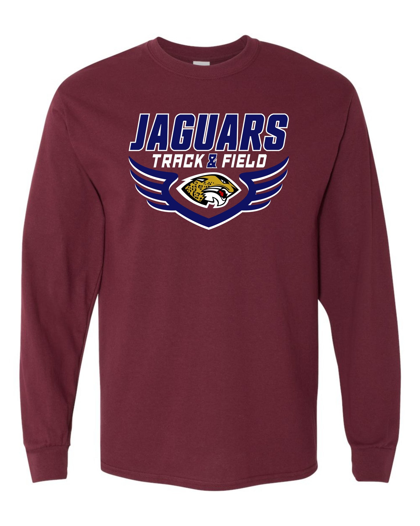 Jaguars Track & Field Wings - Adult Long Sleeve