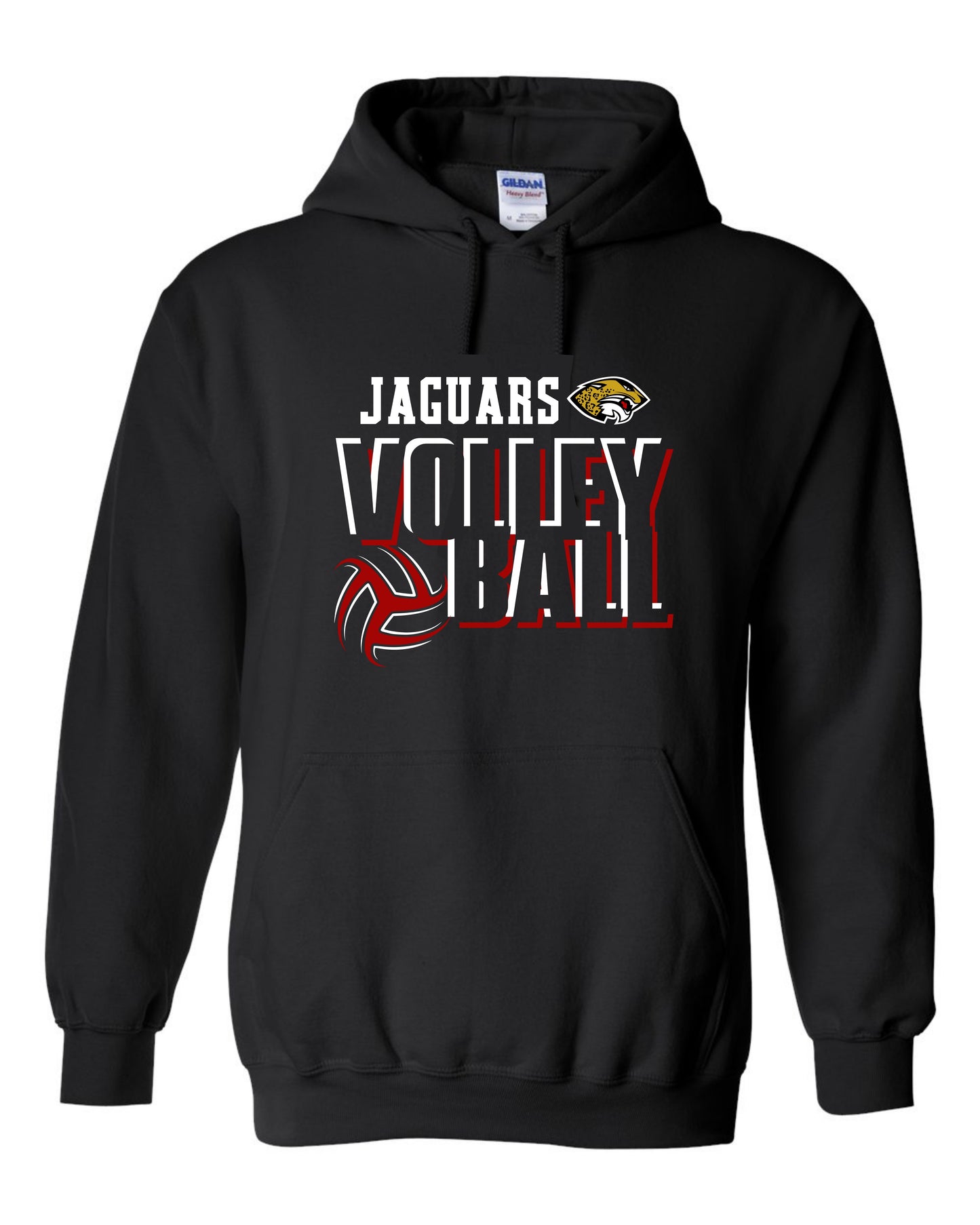 Jaguars Volleyball 3D - Adult Hoodie