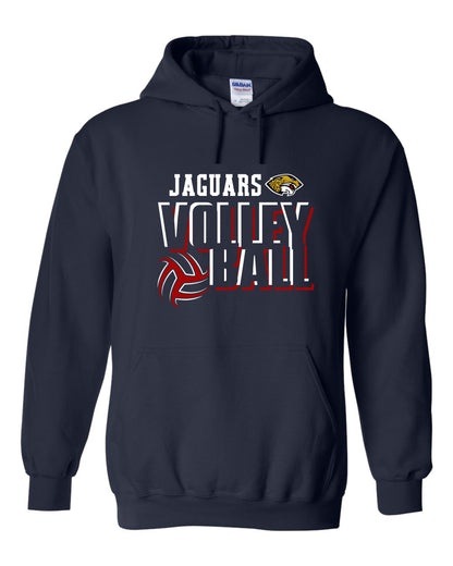 Jaguars Volleyball 3D - Adult Hoodie