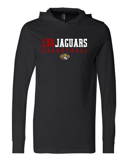 LVAJaguars Basketball - Adult Hooded Long Sleeve