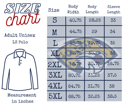 High School Uniform - Adult Polos (Long) *Spirit Badge*