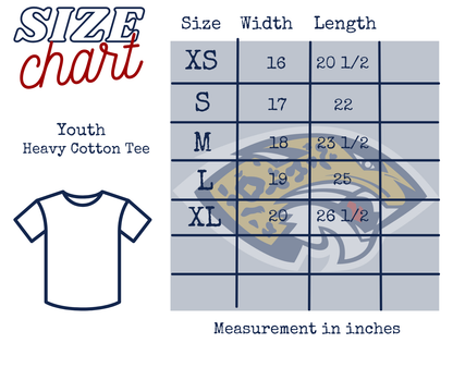 LVA Jaguars Basketball Abstract - Youth Tee