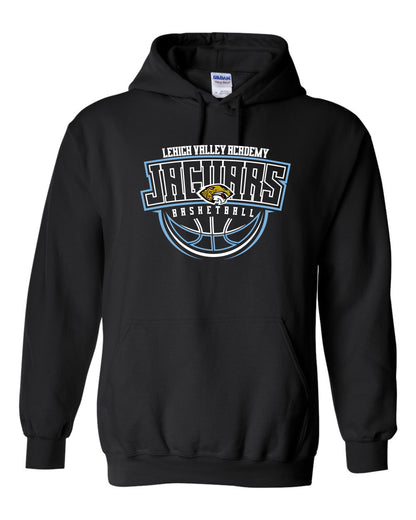 LVA Jaguars Basketball Abstract - Adult Hoodie