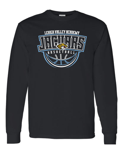LVA Jaguars Basketball Abstract - Adult Long Sleeve