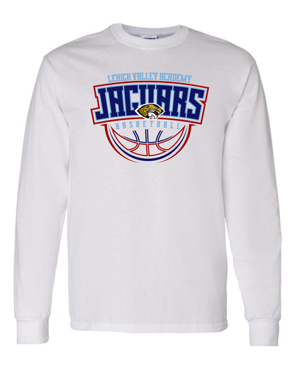 LVA Jaguars Basketball Abstract - Adult Long Sleeve