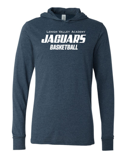 LVA Jaguars Basketball - Adult Hooded Long Sleeve