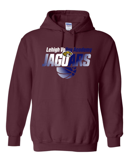 LVA Jaguars Basketball Ombre - Adult Hoodie