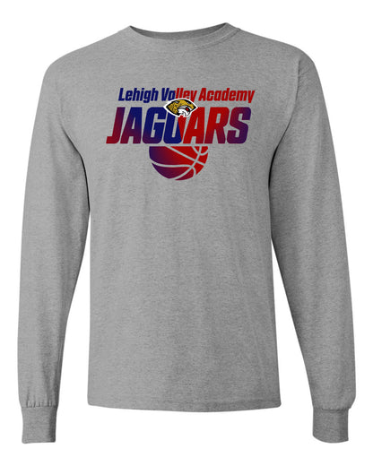 LVA Jaguars Basketball Ombre - Adult Long Sleeve