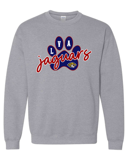 LVA Jaguars Paw - Adult Sweatshirts (Design Color Set 1)