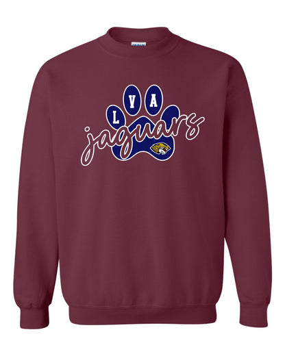 LVA Jaguars Paw - Adult Sweatshirts (Design Color Set 1)