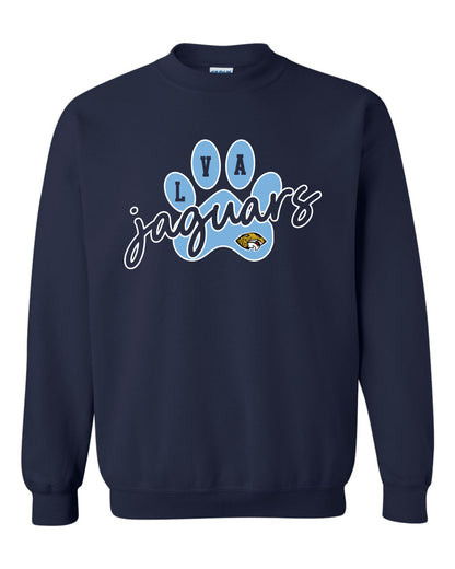 LVA Jaguars Paw - Adult Sweatshirts (Design Color Set 1)