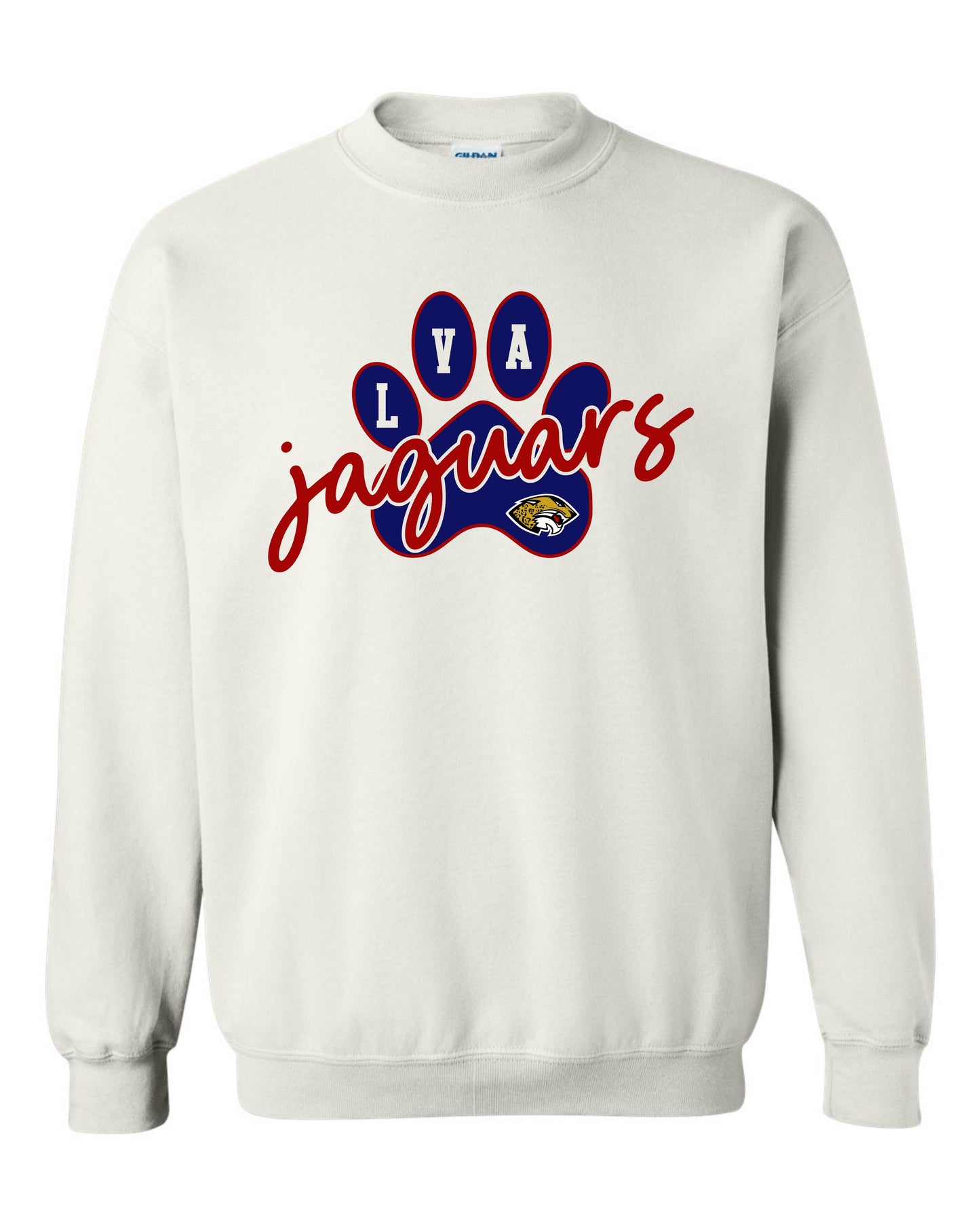 LVA Jaguars Paw - Adult Sweatshirts (Design Color Set 1)