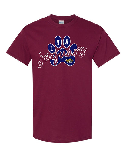 LVA Jaguars Paw - Adult Tee (Design Color Set 1)