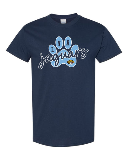 LVA Jaguars Paw - Adult Tee (Design Color Set 1)