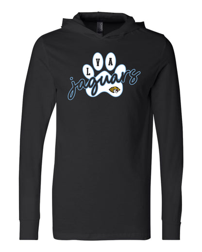 LVA Jaguars Paw - Adult Hooded Long Sleeve (Design Color Set 2)