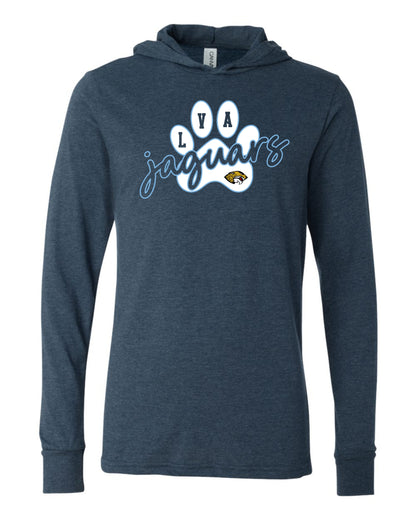 LVA Jaguars Paw - Adult Hooded Long Sleeve (Design Color Set 2)