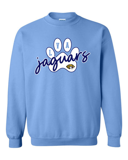LVA Jaguars Paw - Adult Sweatshirts (Design Color Set 2)