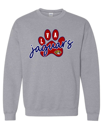 LVA Jaguars Paw - Adult Sweatshirts (Design Color Set 2)