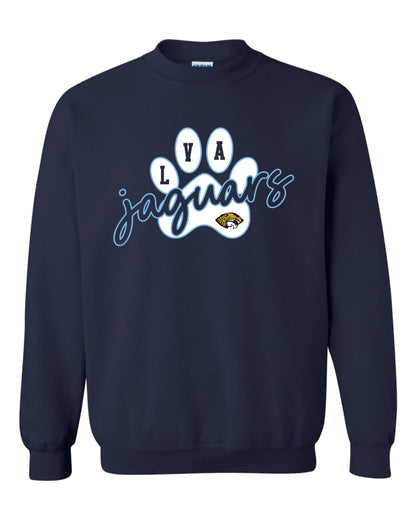 LVA Jaguars Paw - Adult Sweatshirts (Design Color Set 2)