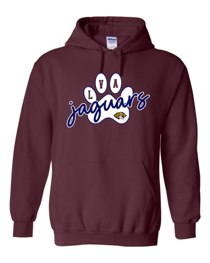 LVA Jaguars Paw - Adult Hoodie (Design Color Set 2)