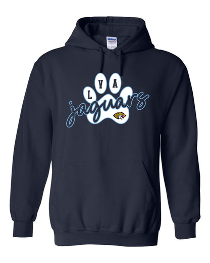 LVA Jaguars Paw - Adult Hoodie (Design Color Set 2)