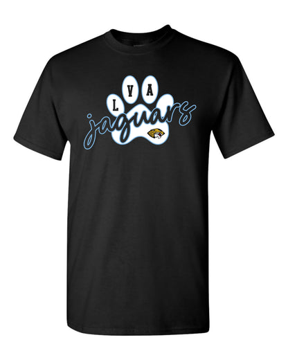 LVA Jaguars Paw - Adult Tee (Design Color Set 2)