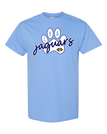 LVA Jaguars Paw - Adult Tee (Design Color Set 2)