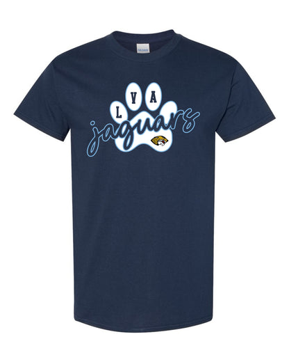 LVA Jaguars Paw - Adult Tee (Design Color Set 2)