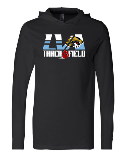 LVA Track & Field Jaguar Flythrough - Adult Hooded Long Sleeve