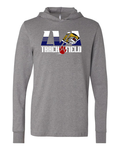 LVA Track & Field Jaguar Flythrough - Adult Hooded Long Sleeve