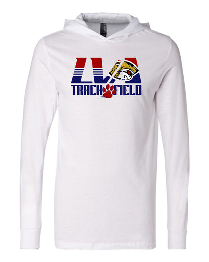 LVA Track & Field Jaguar Flythrough - Adult Hooded Long Sleeve