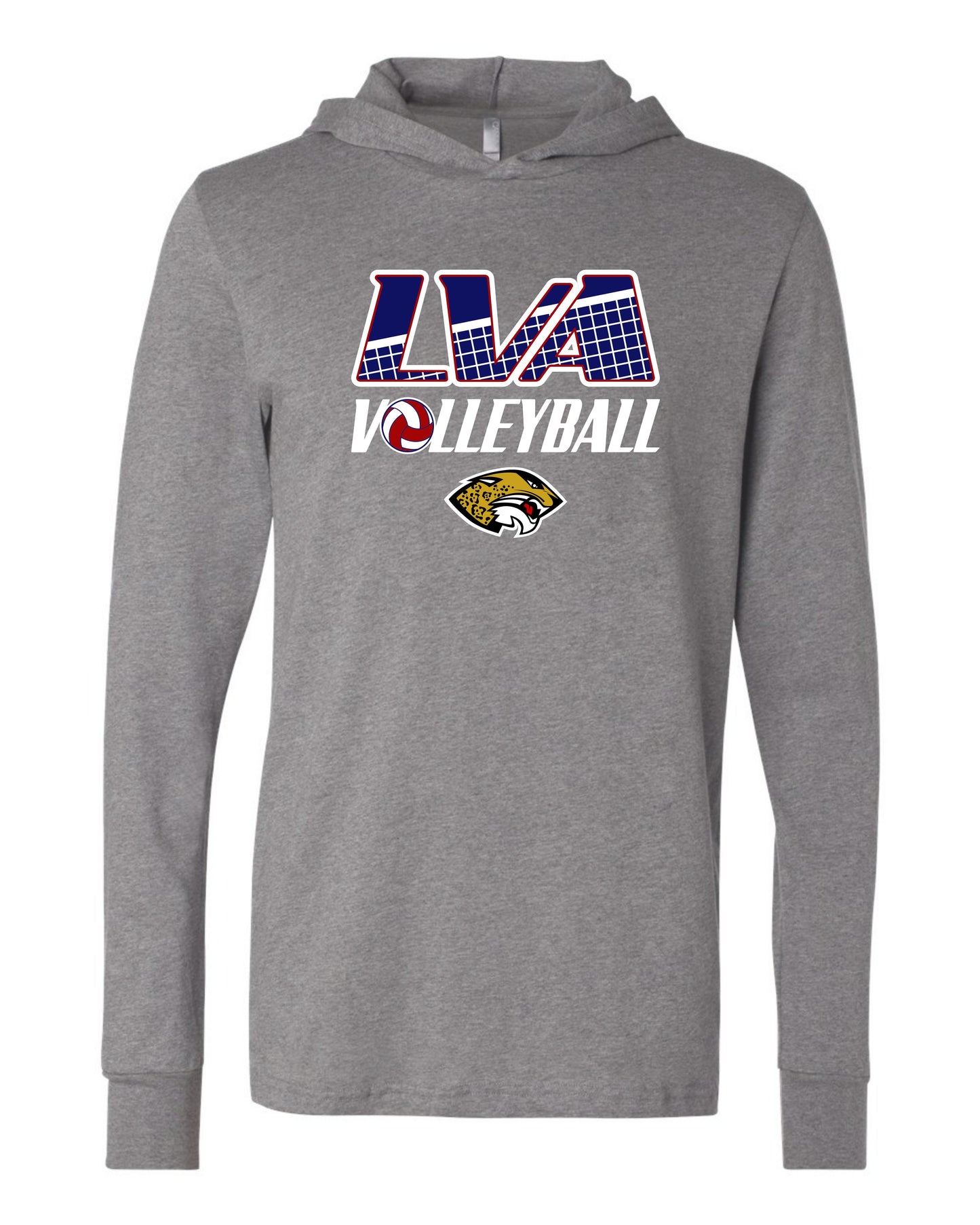 LVA Volleyball - Adult Hooded Long Sleeve